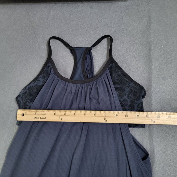 LULULEMON No Limits Tank and Sports Bra Paisley Blue NO SIZE Athleisure Workout - Picture 8 of 10
